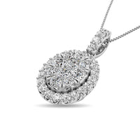 Thumbnail for 14K White Gold 1 5/8 Ctw Diamond Fashion Pendant