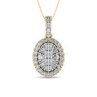 Thumbnail for Diamond 5/8 Ct.Tw. Fashion Pendant in 14K Yellow Gold