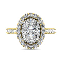 Thumbnail for 14K Yellow Gold 3/4 Ctw Diamond Fashion Ring