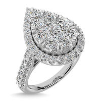 Thumbnail for 14K White Gold 1 Ctw Diamond Fashion Ring