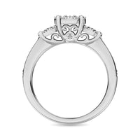 Thumbnail for Diamond 3/4 ct tw Round-cut Engagement Ring in 14K White Gold