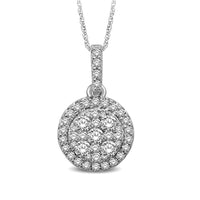 Thumbnail for 14K White Gold 1 1/3 Ctw Diamond Fashion Pendant