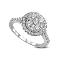 Thumbnail for 14K White Gold 1 1/5 Ctw Diamond Fashion Ring