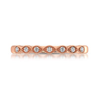 Thumbnail for 14K Rose Gold 1/20 Ct.Tw. Diamond Stackable Band