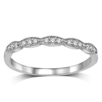 Thumbnail for 14K White Gold 1/10 Ct.Tw. Diamond Stackable Band