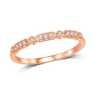 Thumbnail for 14K Rose Gold 1/20 Ct.Tw. Diamond Stackable Band