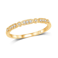 Thumbnail for 14K Yellow Gold 1/20 Ct.Tw. Diamond Stackable Band