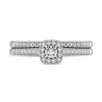 Thumbnail for 14K White Gold 2/5 Ctw Diamond Engagement Ring