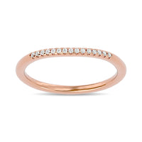 Thumbnail for Diamond Wedding Band 1/20 ct tw in 10K Rose Gold