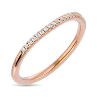 Thumbnail for Diamond Wedding Band 1/20 ct tw in 10K Rose Gold