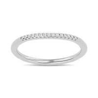 Thumbnail for Diamond 1/20 ct tw Round-cut Wedding Band in 10K White Gold