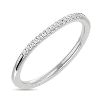 Thumbnail for Diamond 1/20 ct tw Round-cut Wedding Band in 10K White Gold