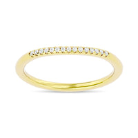 Thumbnail for Diamond 1/20 ct tw Round-cut Wedding Band in 10K Yellow Gold