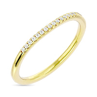 Thumbnail for Diamond 1/20 ct tw Round-cut Wedding Band in 10K Yellow Gold
