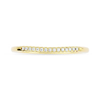 Thumbnail for Diamond 1/20 ct tw Round-cut Wedding Band in 10K Yellow Gold