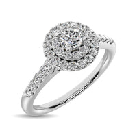 Thumbnail for Diamond Engagement Ring 1/3 ct tw in 10K White Gold