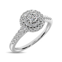 Thumbnail for Diamond 1/3 Ct.Tw. Engagement Ring in 10K White Gold
