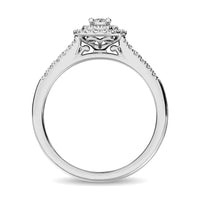 Thumbnail for Diamond 1/3 ct tw Round-cut Engagement Ring in 10K White Gold