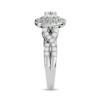 Thumbnail for Diamond 1 ct tw Round-cut Engagement Ring in 14K White Gold