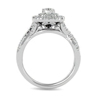 Thumbnail for Diamond 1 ct tw Round-cut Engagement Ring in 14K White Gold