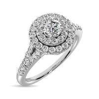 Thumbnail for Diamond Engagement Ring 1/2 ct tw in 10K White Gold