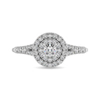 Thumbnail for Diamond Engagement Ring 1/2 ct tw in 10K White Gold