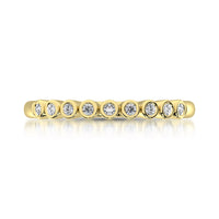 Thumbnail for Diamond 1/10 Ct.Tw. Stackable Band in 14K Rose Gold