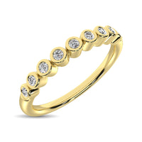 Thumbnail for Diamond 1/10 Ct.Tw. Stackable Band in 14K Rose Gold