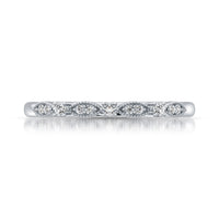 Thumbnail for 14K White Gold 1/10 Ct.Tw.Diamond Stackable Band