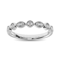 Thumbnail for Diamond Stackable Band 1/10 ct tw in 10K White Gold