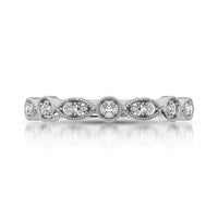 Thumbnail for 14K White Gold 1/8 Ct.Tw.Diamond Stackable Band