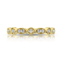 Thumbnail for Diamond Stackable Band 1/10 ct tw in 10K Yellow Gold