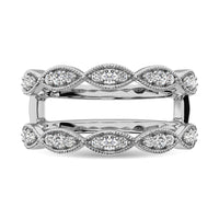Thumbnail for Diamond 1/2.Tw. Mens Machine Band in 10K White Gold