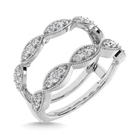 Thumbnail for Diamond 1/2.Tw. Mens Machine Band in 10K White Gold