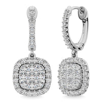 Thumbnail for Diamond 3/4 Ct.Tw. Danglers Earrings in 14K White Gold