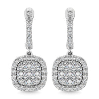 Thumbnail for Diamond 3/4 Ct.Tw. Danglers Earrings in 14K White Gold