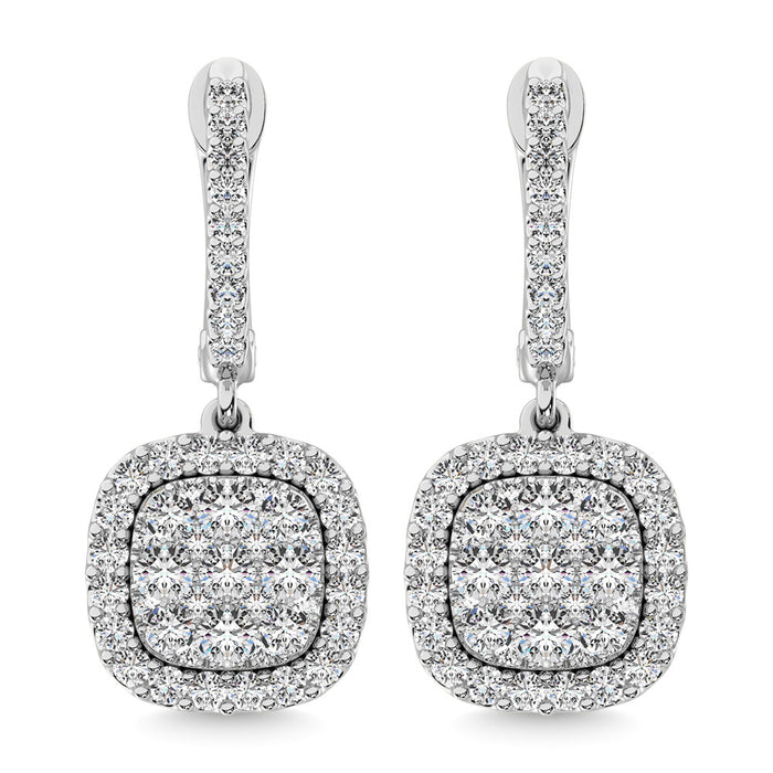 Diamond 3/4 Ct.Tw. Danglers Earrings in 14K White Gold