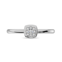Thumbnail for Diamond 1/10 Ct.Tw. Engagement Ring in 14K White Gold