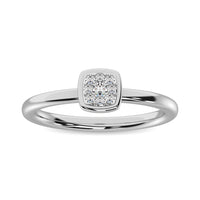 Thumbnail for Diamond 1/10 Ct.Tw. Engagement Ring in 14K White Gold