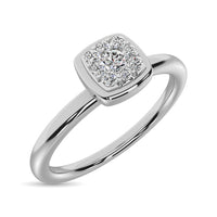 Thumbnail for Diamond 1/10 Ct.Tw. Engagement Ring in 14K White Gold