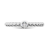 Thumbnail for Diamond 1/10.Tw. Stackable Band in 10K White Gold