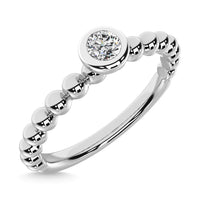 Thumbnail for Diamond 1/10.Tw. Stackable Band in 10K White Gold