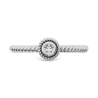Thumbnail for Diamond 1/10.Tw. Stackable Band in 10K White Gold