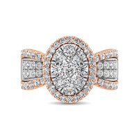 Thumbnail for Diamond 1 Ct.Tw. Engagement Ring in 14K White Gold