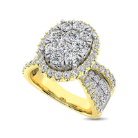 Thumbnail for Diamond 1 Ct.Tw. Engagement Ring in 14K Two Tone Gold