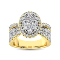 Thumbnail for Diamond 1 Ct.Tw. Engagement Ring in 14K Two Tone Gold