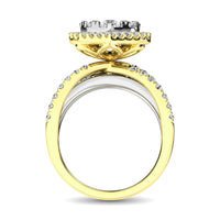 Thumbnail for Diamond 1 Ct.Tw. Engagement Ring in 14K Two Tone Gold