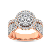 Thumbnail for Diamond 1 Ct.Tw. Engagement Ring in 14K White Gold