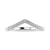 Thumbnail for Diamond 1/6 Ct.Tw. Chevron Band in 14K White Gold