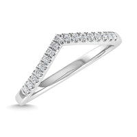 Thumbnail for Diamond 1/6 Ct.Tw. Chevron Band in 14K White Gold